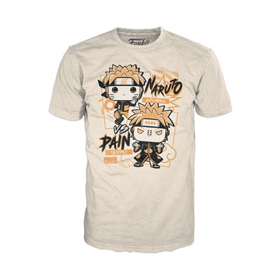 T-Shirt Funko Pop! Boxed Tee Naruto Shippuden vs Pain - Tamanho L Online Hot Sale