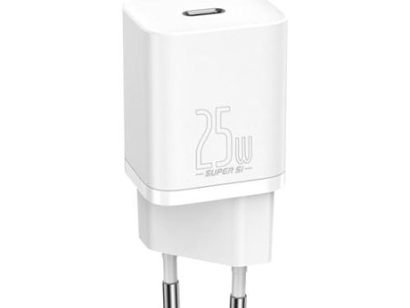 Carregador Rápido USB-C Baseus Super SI 25W - Branco Online Hot Sale