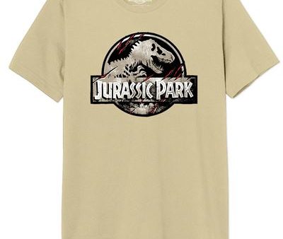 T-Shirt Jurassic Park - Bege Tamanho S - Cotton Division Discount