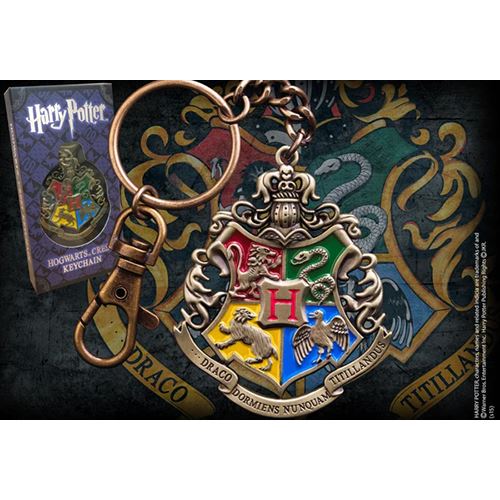 Porta-Chaves Metálico Harry Potter com Brasão de Hogwarts - The Noble Collection Discount