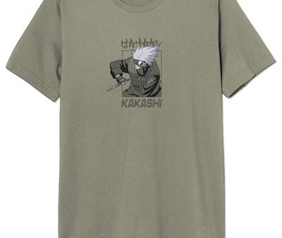 T-Shirt Naruto: Kakashi - Caqui Tamanho M - Cotton Division Online now