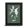 Moldura One Piece Kraft: Zoro - Preto 15x20 cm - The Good Gift Supply