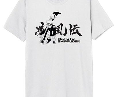 T-Shirt Naruto Shippuden - Branco Tamanho L - Cotton Division Online