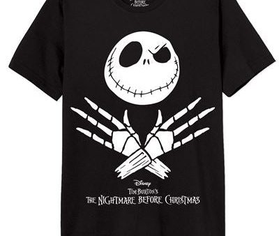 T-Shirt Disney Nightmare Before Christmas: Jack - Preto Tamanho L - Cotton Division For Discount