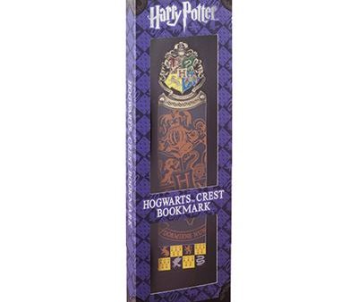 Marcador de Livros Harry Potter com Brasão de Hogwarts 25cm - The Noble Collection Online