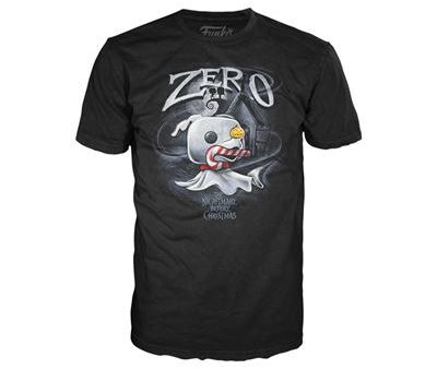 T-Shirt Funko Pop! Boxed Tee Disney The Nightmare Before Christmas: Zero & Cane - Tamanho L Sale