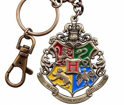 Porta-Chaves Metálico Harry Potter com Brasão de Hogwarts - The Noble Collection Discount