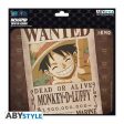 Tapete de Rato One Piece: Wanted Luffy 23,5x19,5cm - AbyStyle Online Sale