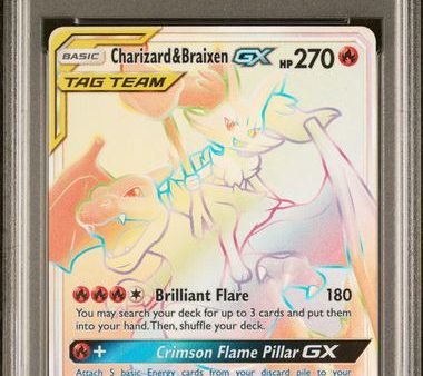 Charizard & Braixen GX 251 236 Sun & Moon: Cosmic Eclipse PSA 10 94459041 Fashion