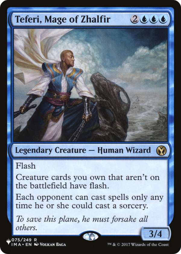 Teferi, Mage of Zhalfir [The List] Hot on Sale