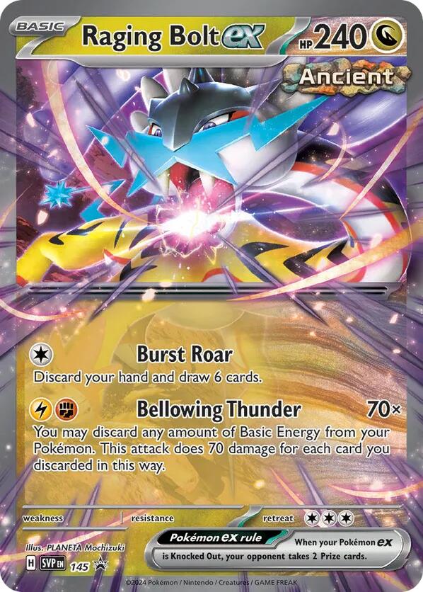 Raging Bolt ex (145) [Scarlet & Violet: Black Star Promos] Discount