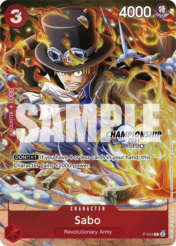 Sabo (CS 2024 Event Pack Finalist) [One Piece Promotion Cards] Sale