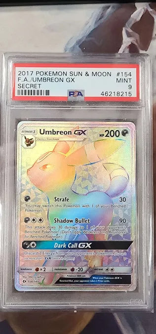 Umbreon GX 154 149 Sun & Moon: Base Set PSA 9 46218215 For Discount