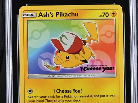 Ash s Pikachu SM108 Black Star Promos CGC 9 4059558041 For Discount