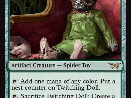 Twitching Doll (Promo Pack) [Duskmourn: House of Horror Promos] For Sale