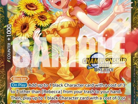 Rebecca (October Championship 2024 Online Regional) [One Piece Promotion Cards] For Discount