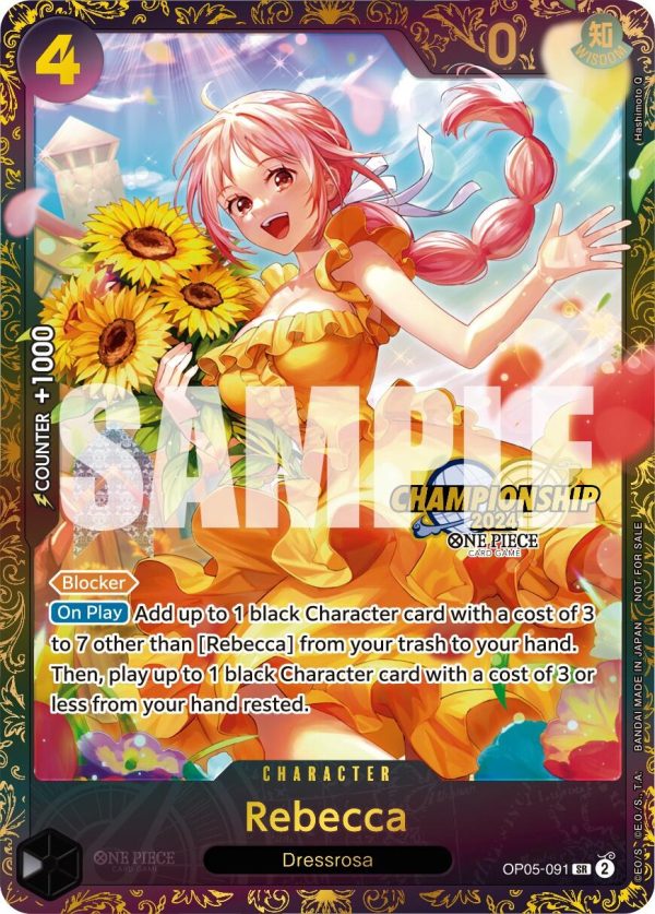 Rebecca (October Championship 2024 Online Regional) [One Piece Promotion Cards] For Discount