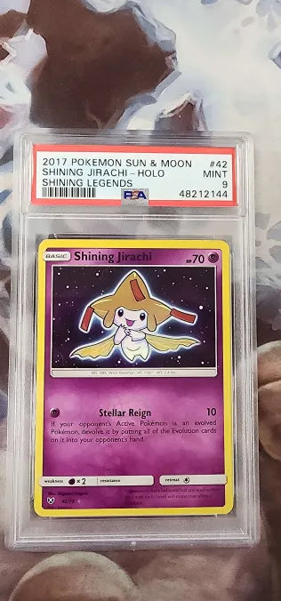 Shining Jirachi 42 73 Sun & Moon: Shining Legends PSA 9 48212144 For Sale