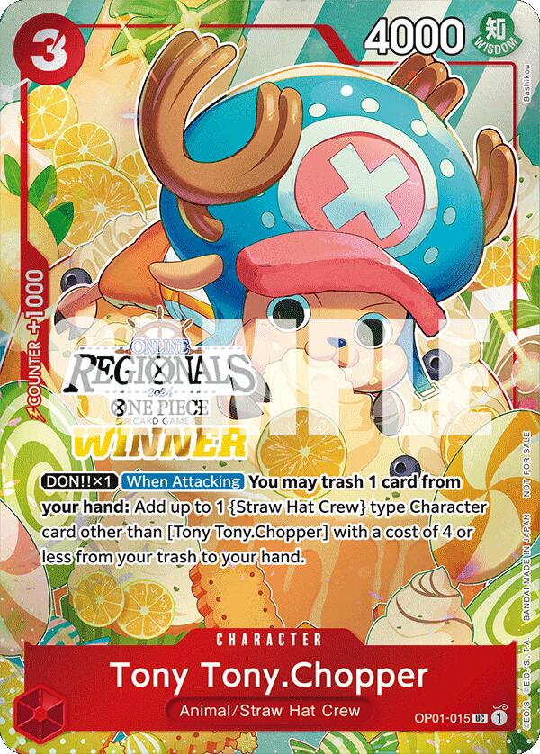 Tony Tony.Chopper (Online Regional 2024 Vol. 3) [Winner] [One Piece Promotion Cards] Discount