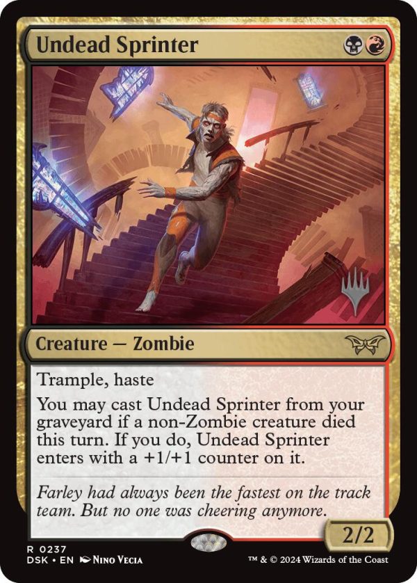 Undead Sprinter [Duskmourn: House of Horror Promos] on Sale