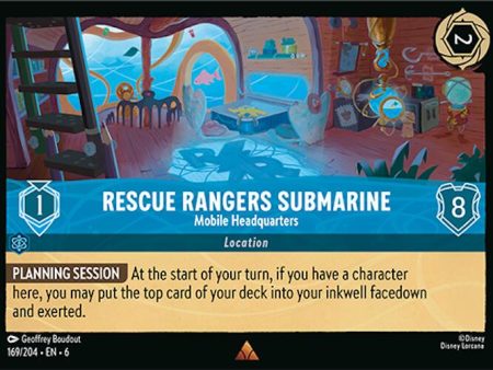 Rescue Rangers Submarine - Mobile Headquarters (169 204) [Azurite Sea] on Sale