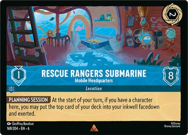 Rescue Rangers Submarine - Mobile Headquarters (169 204) [Azurite Sea] on Sale