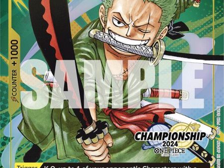 Roronoa Zoro (CS 2024 Event Pack Finalist) [One Piece Promotion Cards] Online now