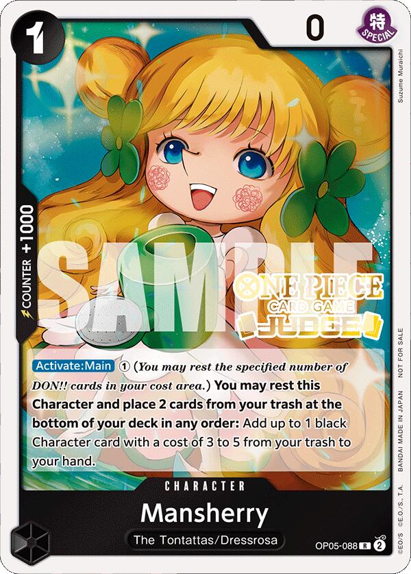 Mansherry (Judge Pack Vol. 4) [One Piece Promotion Cards] For Discount