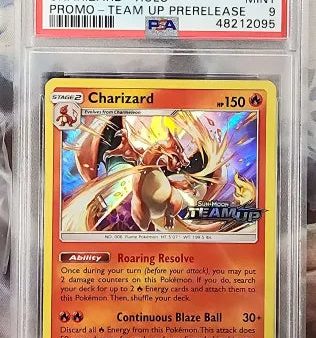 Charizard SM158 Team Up Prerelease Promo PSA 9 48212095 Online