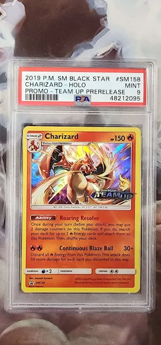 Charizard SM158 Team Up Prerelease Promo PSA 9 48212095 Online