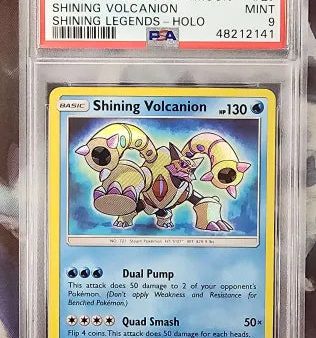 Shining Volcanion 27 73 Sun & Moon: Shining Legends PSA 9 48212141 on Sale