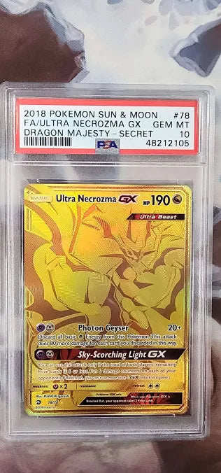 Ultra Necrozma 78 70 Sun & Moon: Dragon Majesty PSA 10 48212105 Fashion