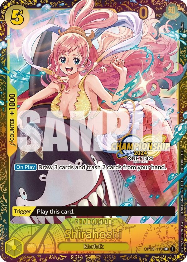 Shirahoshi (October Championship 2024 Online Regional) [One Piece Promotion Cards] Fashion