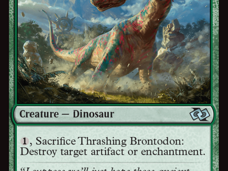 Thrashing Brontodon [Foundations Jumpstart] For Cheap