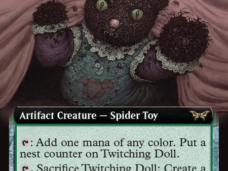 Twitching Doll (Extended Art) (Buy-a-box) [Duskmourn: House of Horror Promos] Supply