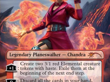 MEIKO, Explosive Entertainer - Chandra, Flamecaller (Rainbow Foil) [Secret Lair Drop Series] Online Hot Sale