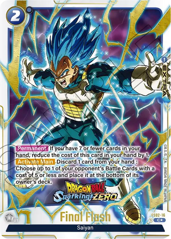 Final Flash (Dragon Ball Sparking! ZERO) [Fusion World Promotion Cards] Hot on Sale