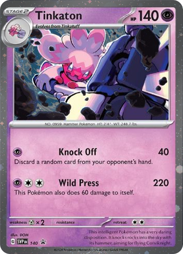 Tinkaton (SVP140) (Cosmos Holo) [Scarlet & Violet: Black Star Promos] Online