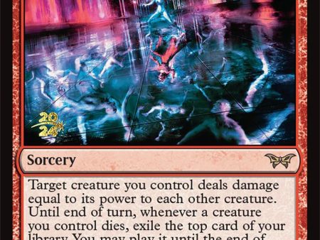 Waltz of Rage [Duskmourn: House of Horror Prerelease Promos] on Sale