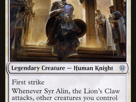 Syr Alin, the Lion s Claw [The List] Discount