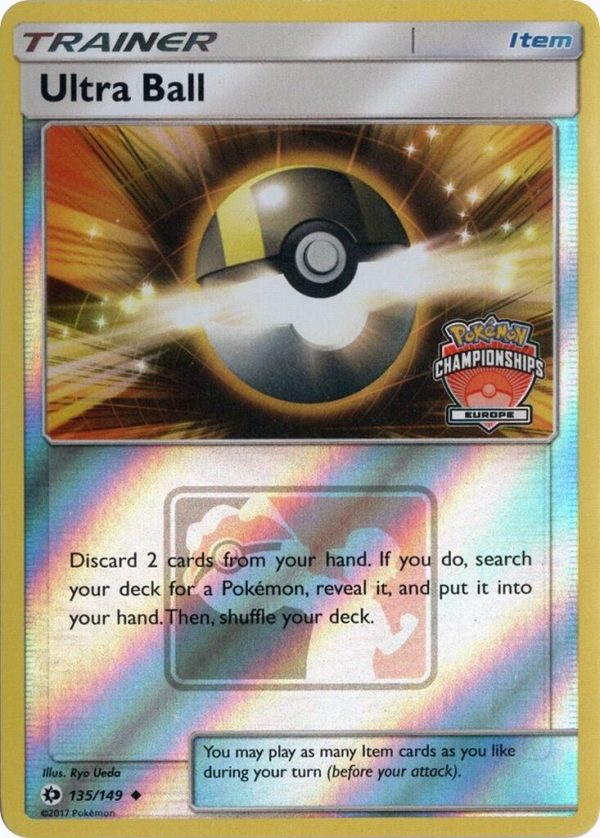 Ultra Ball (135 149) (Europe Championships) [League & Championship Cards] Hot on Sale