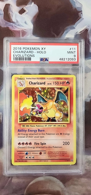 Charizard 11 108 XY: Evolutions PSA 9 48212093 Supply