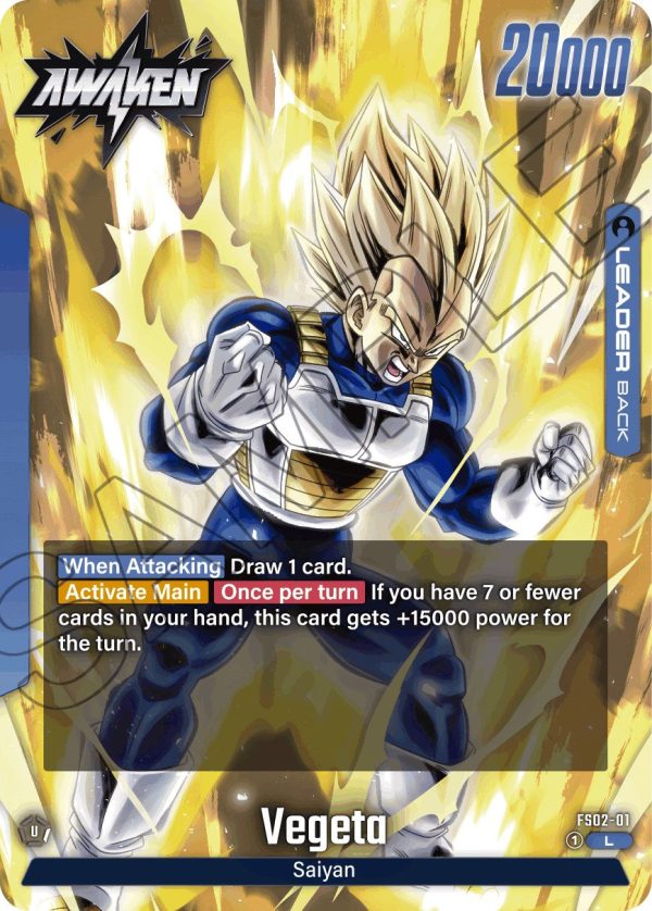 Vegeta (FS02-01) [Starter Deck: Vegeta] Online Sale