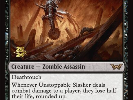 Unstoppable Slasher (0119) [Duskmourn: House of Horror Prerelease Promos] Discount