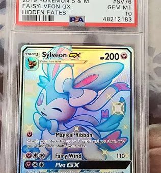 Sylveon GX SV76 SV94 Sun & Moon: Hidden Fates PSA 10 48212183 Online now