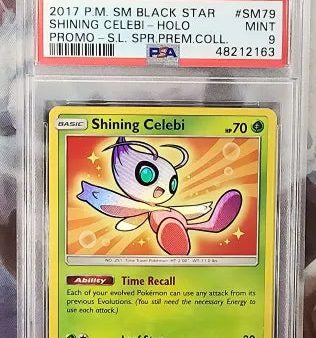 Shining Celebi SM79 Sun & Moon Black Star Promos PSA 9 48212163 Cheap