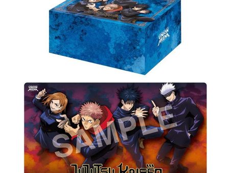 Union Arena: Jujutsu Kaisen Playmat & Half Storage Box For Cheap