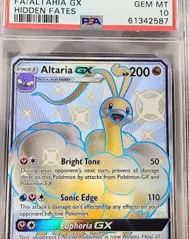 Altaria GX SV77 SV94 Hidden Fates PSA 10 61342587 Fashion