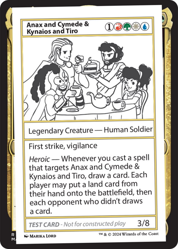 Anax and Cymede & Kynaios and Tiro [Mystery Booster 2 Playtest Cards] on Sale