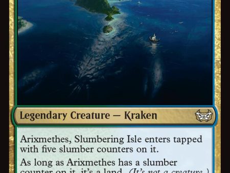 Arixmethes, Slumbering Isle [Duskmourn: House of Horror Commander] For Discount